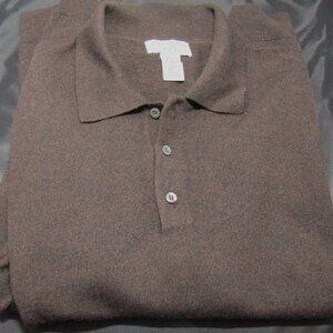 Men's Covington LS Merino wool sweater XL Brown
